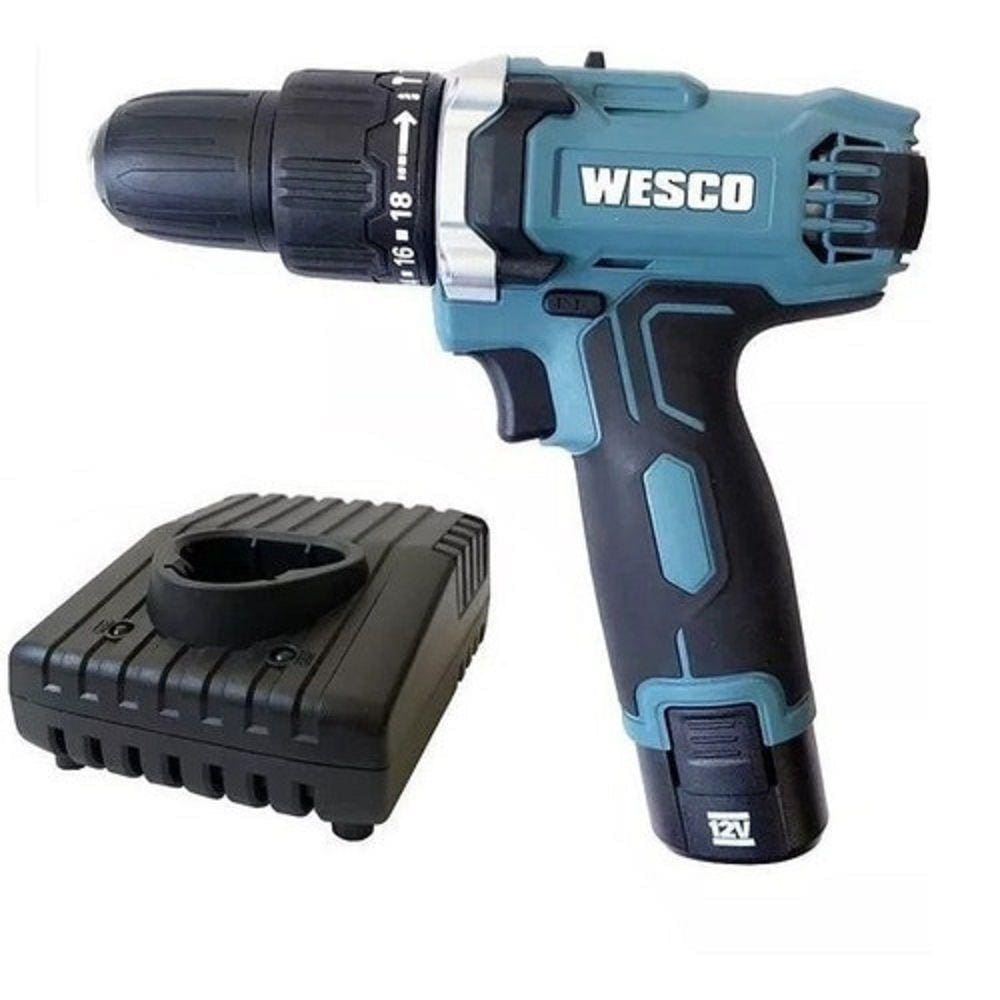 Furadeira / Parafusadeira De Impacto 12V 1.5Ah Li-Ion Wesco