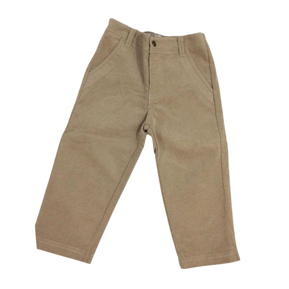 Calça Veludo Noruega Masc Bege