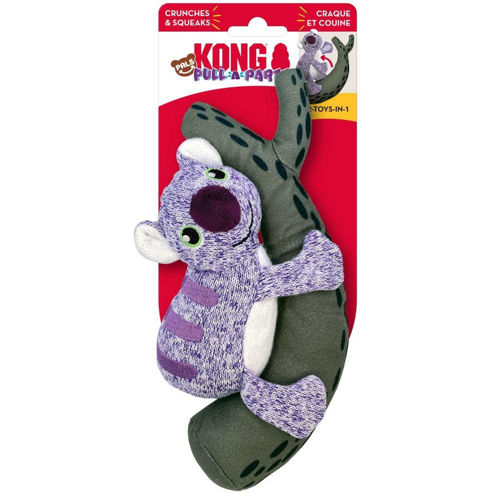 Pelucia Kong Pull-a-Partz Pals Koala Brinquedo Sonoro 2 em 1 Para Cães Pequeno