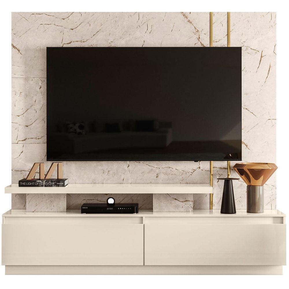 Home Theater para Tv 75 Polegadas com 2 Gavetas New Ártemis