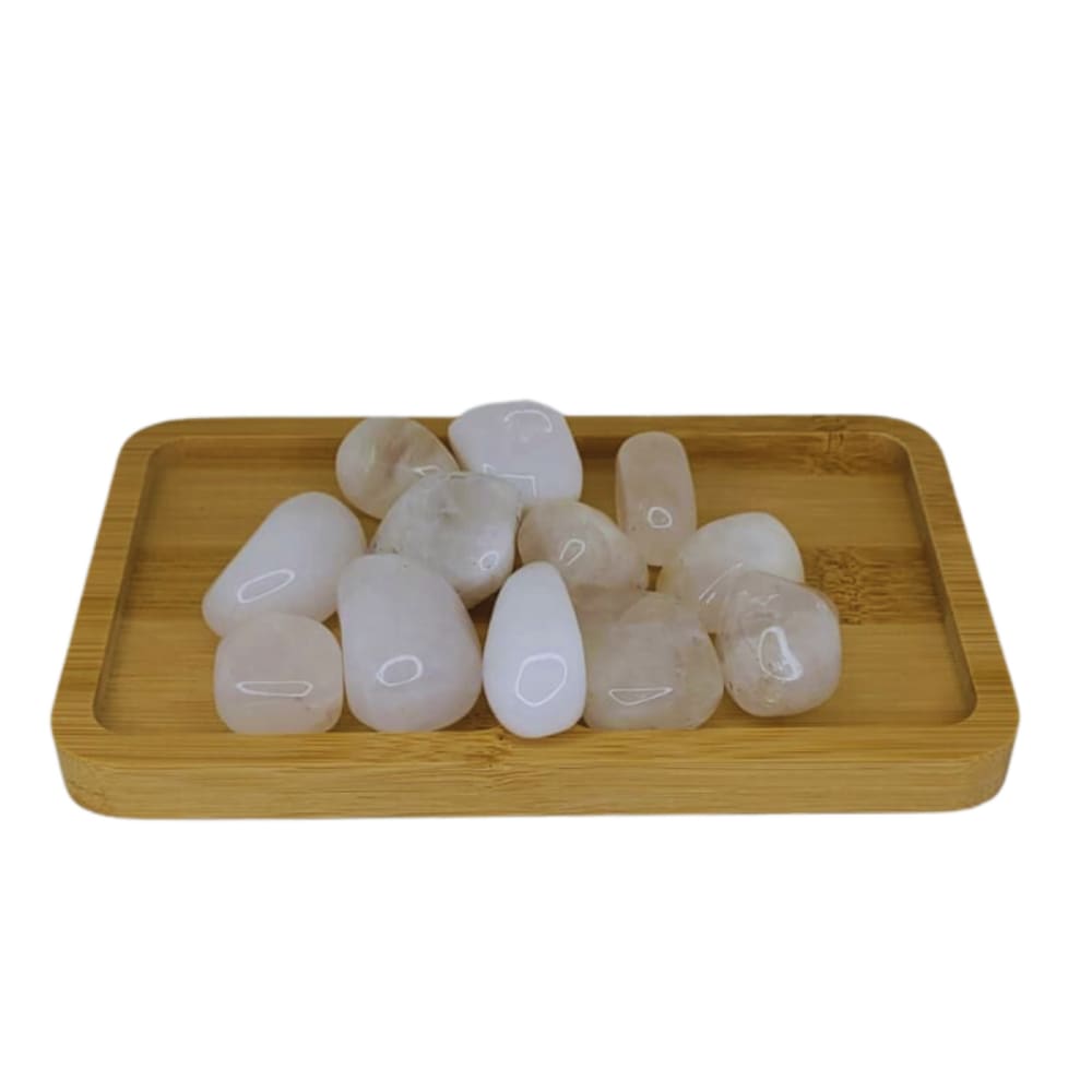 Quartzo Branco Pedra Rolada 250g Semi Preciosa - Purificador