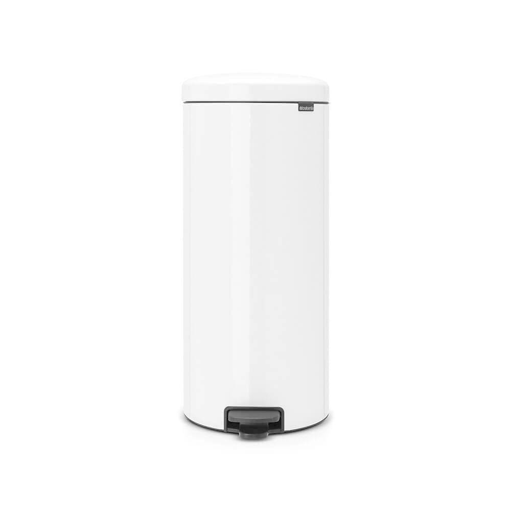 Lixeira Em Aço 30 Litros New Icon Brabantia Branca