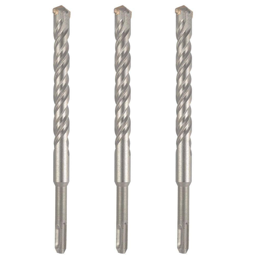 Kit 3 Brocas Sds Plus 18Mm X 160Mm Concreto Para Martelete