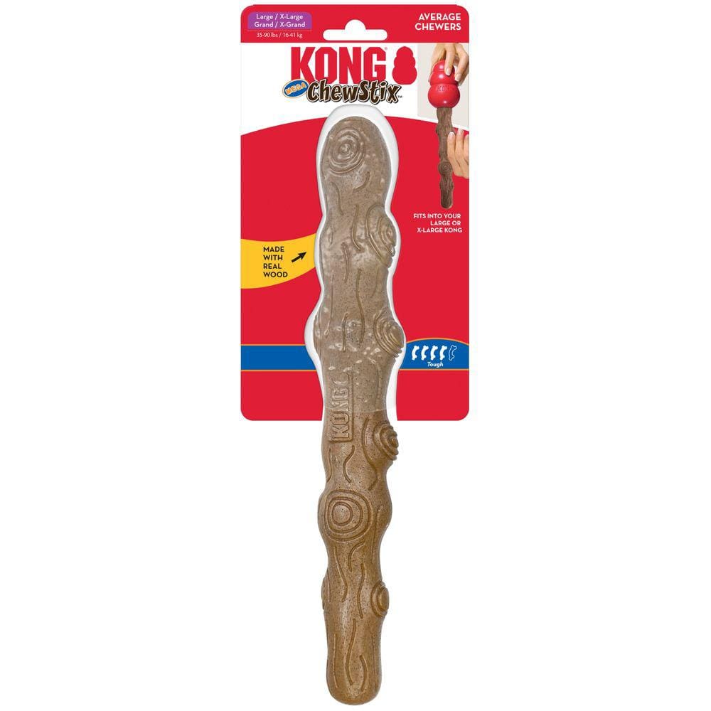 Kong Chewstix Mega Stick Osso De Brinquedo Para Cachorro Grande / Extra Grande