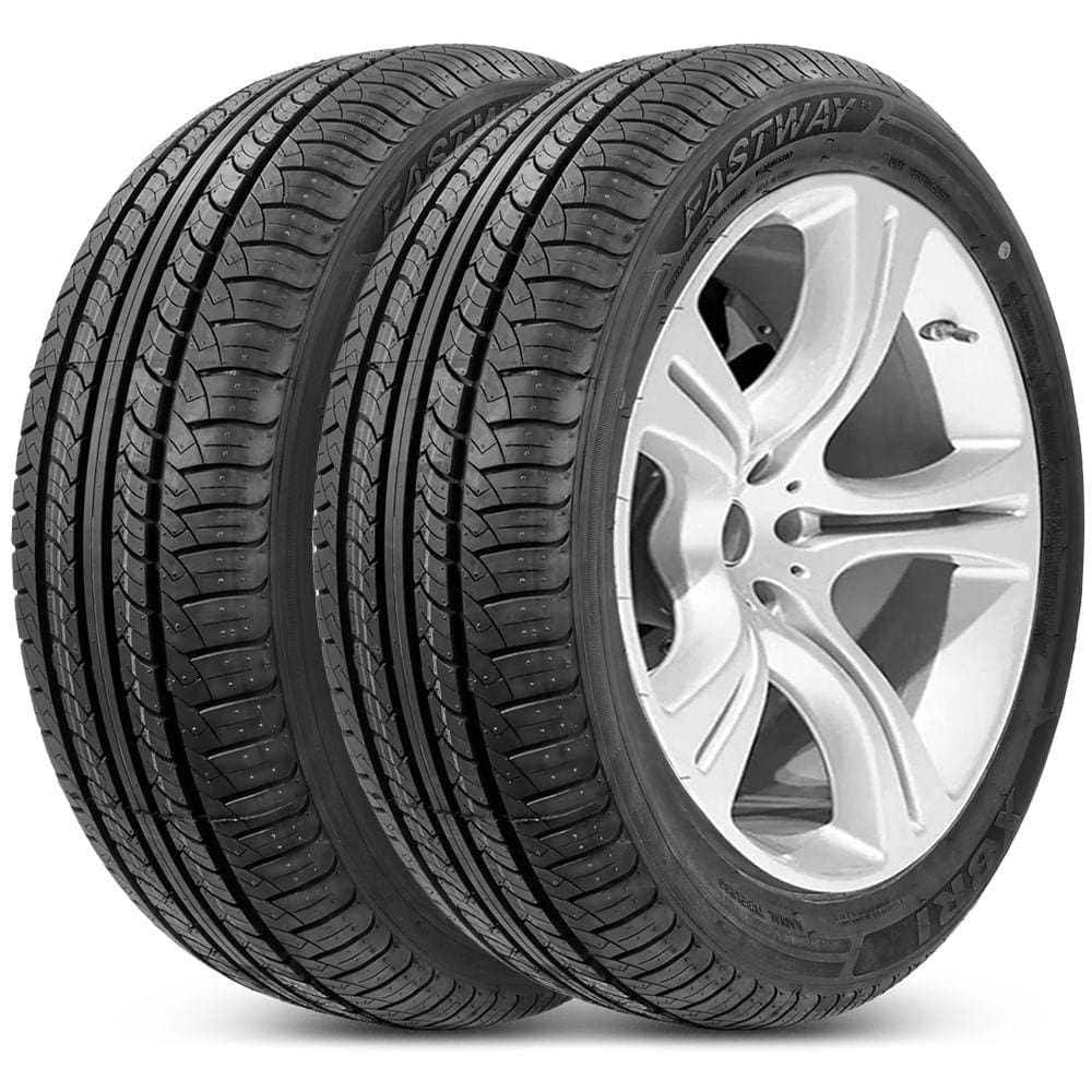 Kit 2 Pneu Aro 16 195/55R16 Xbri 87V TL Fastway P5