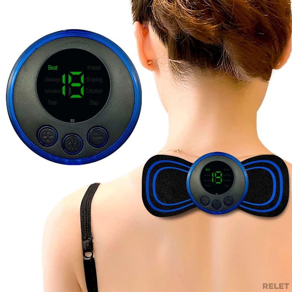 Massageador Portátil Recarregável Dor Pescoço Coluna Perna