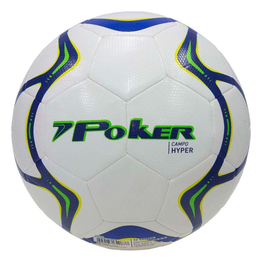 Bola Campo Prof 32 Gomos Hyper 05836-Mvcac - Branco/Verde 5