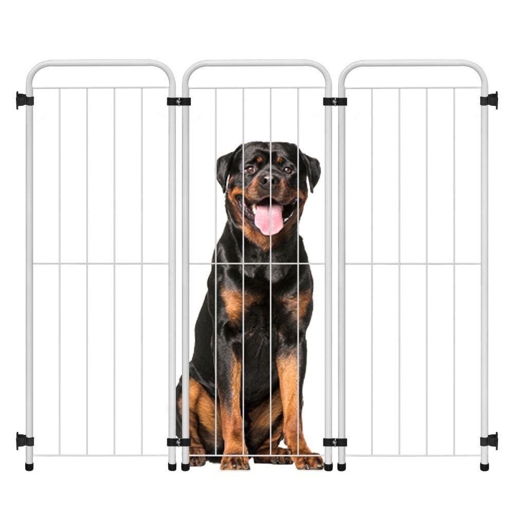 Cercado Grande Para Cachorro Cães Pet - Grade - 3 Módulos - 100Cm - Branco - 30.053.01 - Petmix