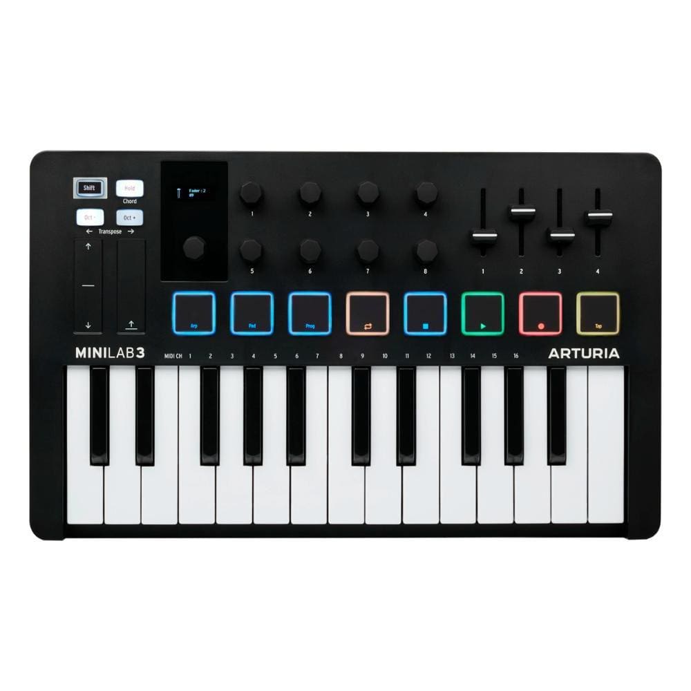 Teclado Controlador USB/MIDI Arturia Minilab 3 Preto