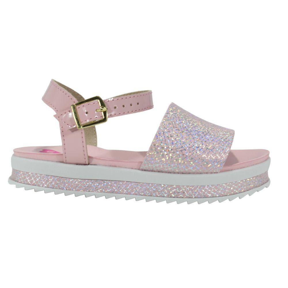 Sandália Molekinha Plataforma Rosa 2305.1512