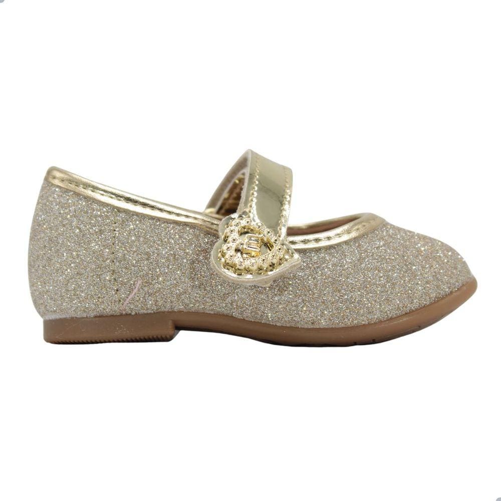 Sapatilha Bebê Molekinha Ouro