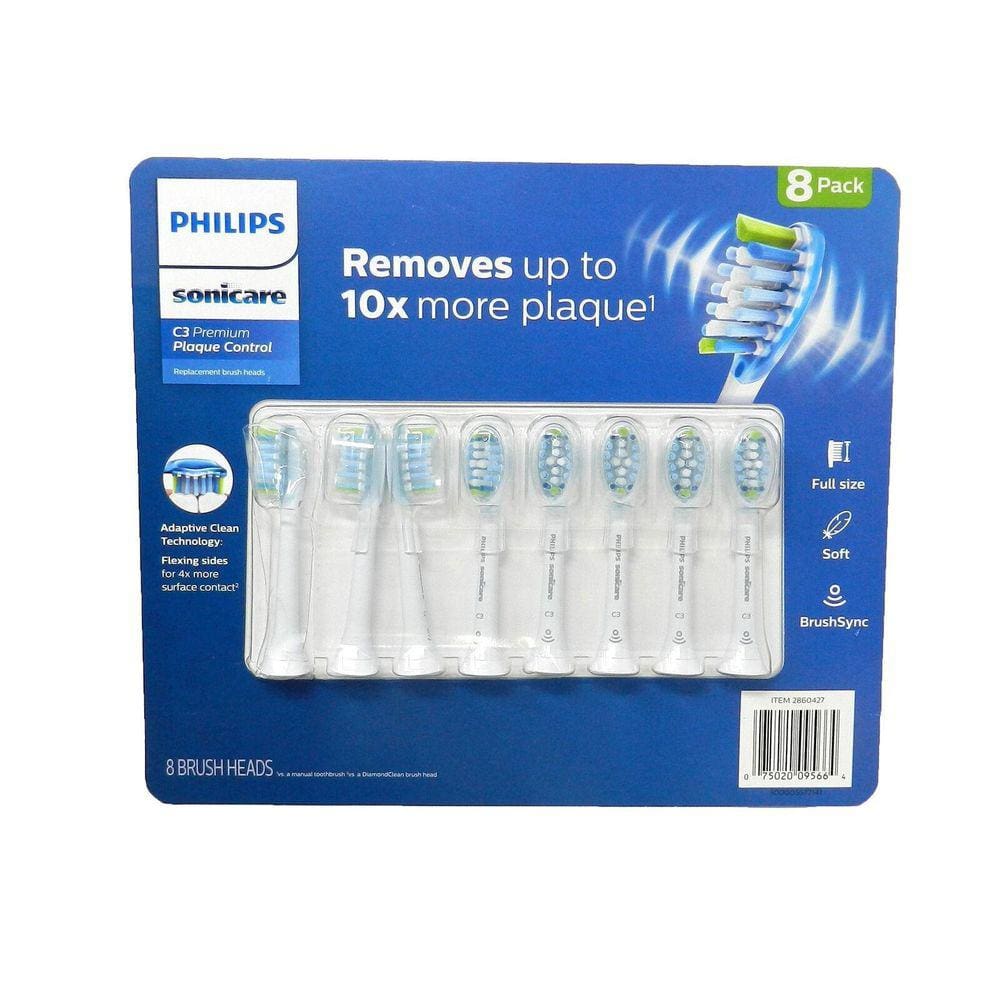 Cabeça de Escova Philips Sonicare C3 Plaque Control - 8 Unid.