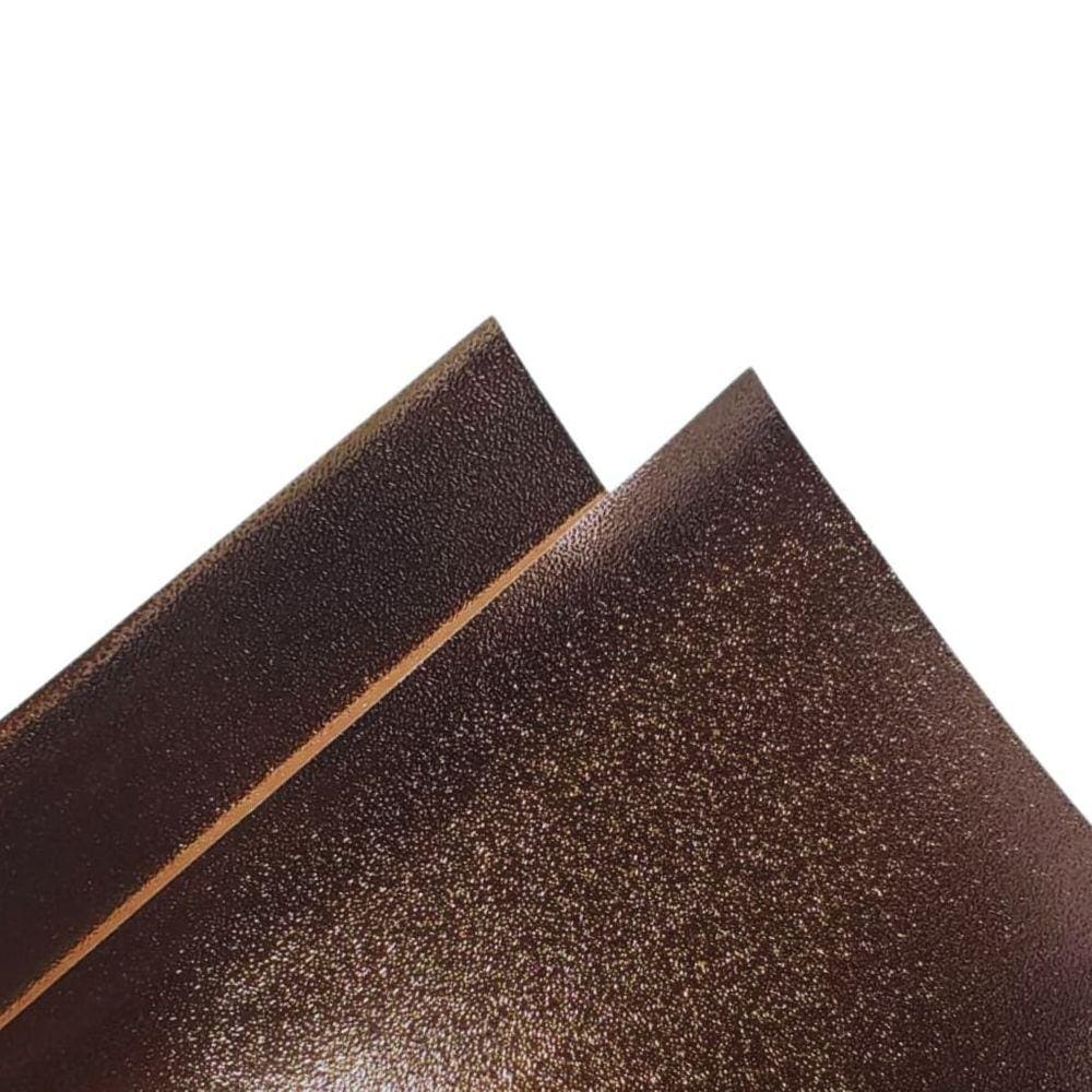Papel Laminado Casca de Ovo Pacote com 10 folhas A4 Rosê Gold - 250G/m²