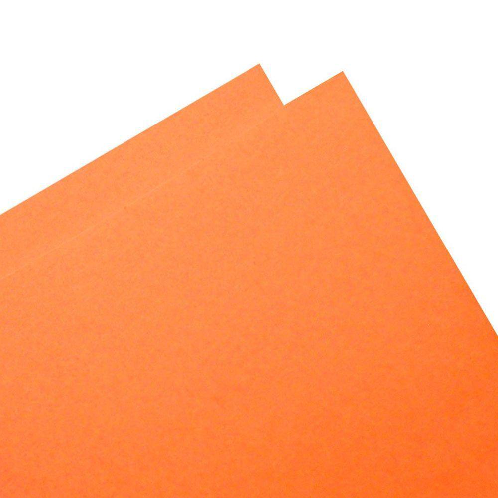 Papel Color Plus 80g - Formato A4 Laranja Cartagena - 50 folhas