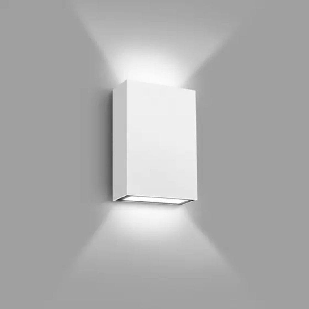 Arandela Tip Branco l8,3cm c3cm a12,3cm 1xled Integrado 4w 3000k 130lm Ip65 Branco