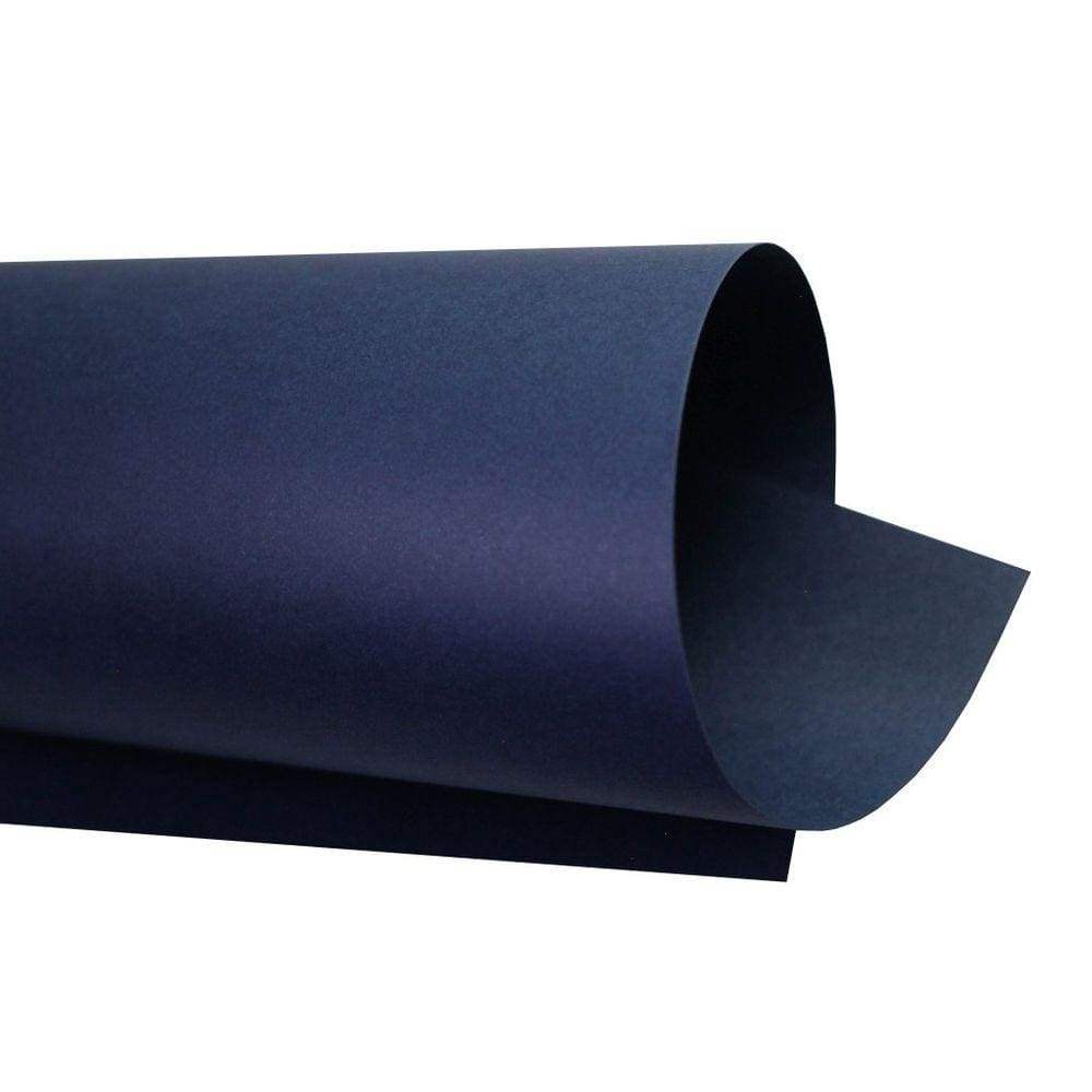 Papel Color Plus 240g - Formato A4 Azul Porto Seguro - 10 folhas