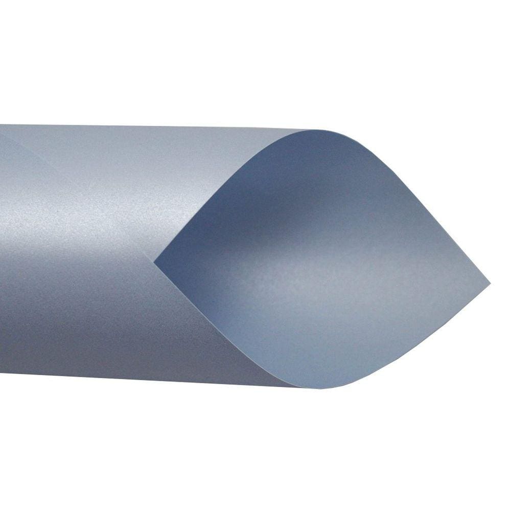 Papel Perolado 180g – Formato A4 Azul - 20 folhas