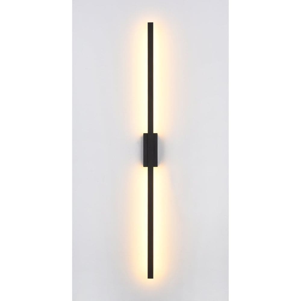 Arandela Tec l2cm c90cm acm 1xled Integrado 15w 3000k 980lm Ip20 Preto