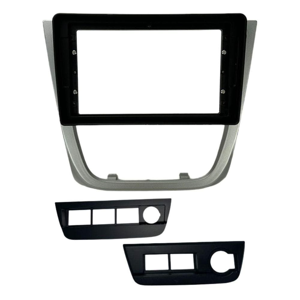 Moldura 9  Flutuante VW Gol Rallye e Saveiro Cross G5 Prata (Chinês) - Fiamon(5978)