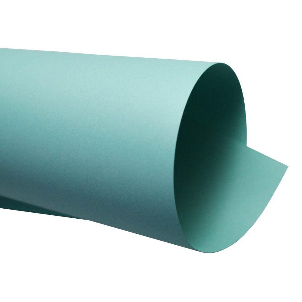 Papel Color Plus 240g - Formato A4 Verde Aruba - 20 folhas