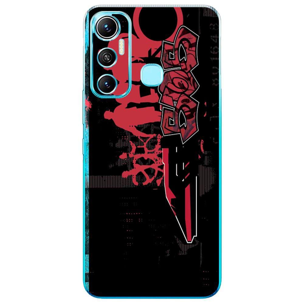 Capa Adesivo Skin055 Verso Para Infinix X689F Hot 11