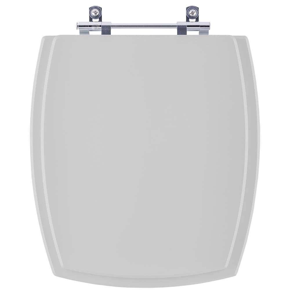 Assento Sanitário Anturius Cinza Claro para vaso Luzarte