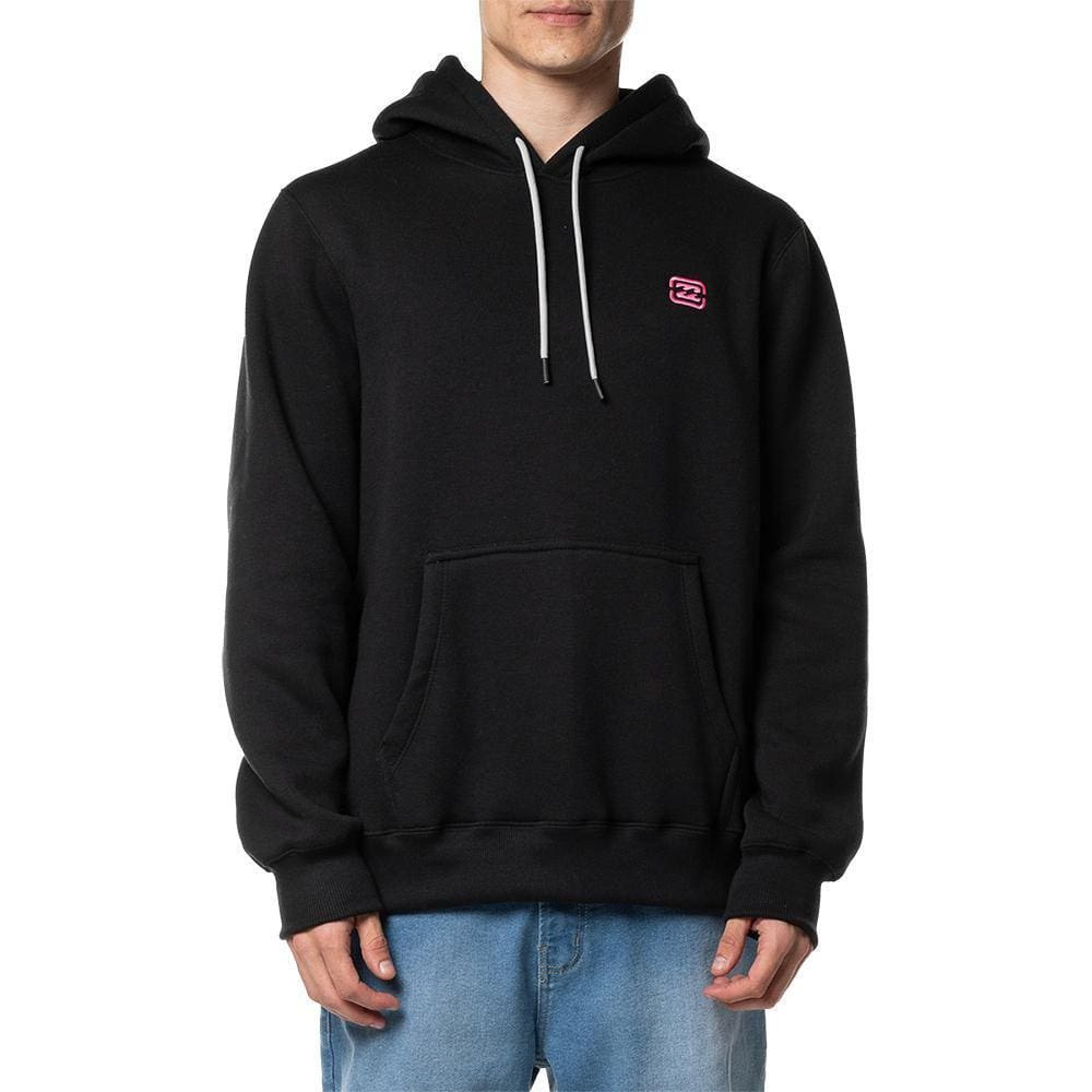 Moletom Billabong Canguru Bracket Wave 305GRM WT24 Preto