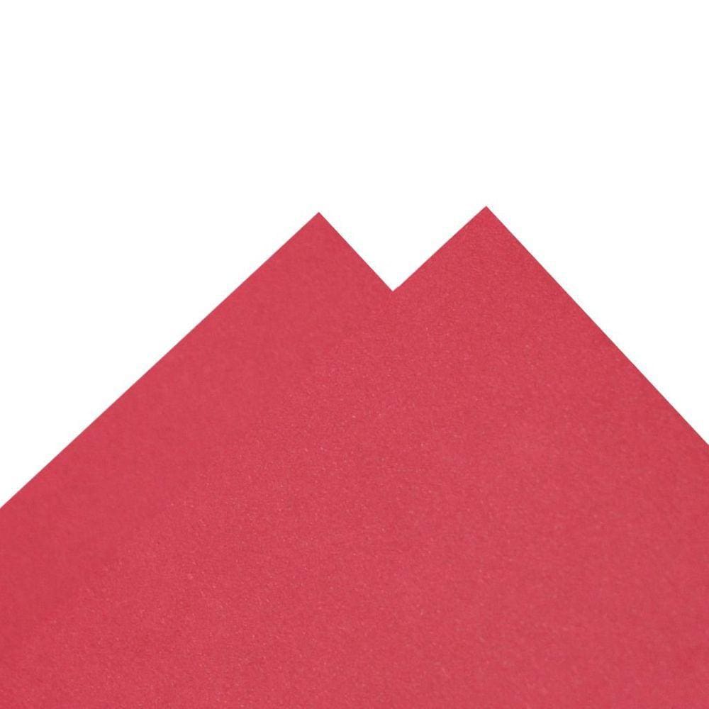 Papel Color Plus 80g - Formato A4 Vermelho Pequim - 25 folhas