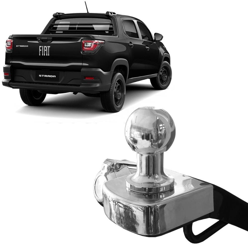Engate de Reboque Fiat Strada 2021 a 2023 Rabicho Fixo 700kg