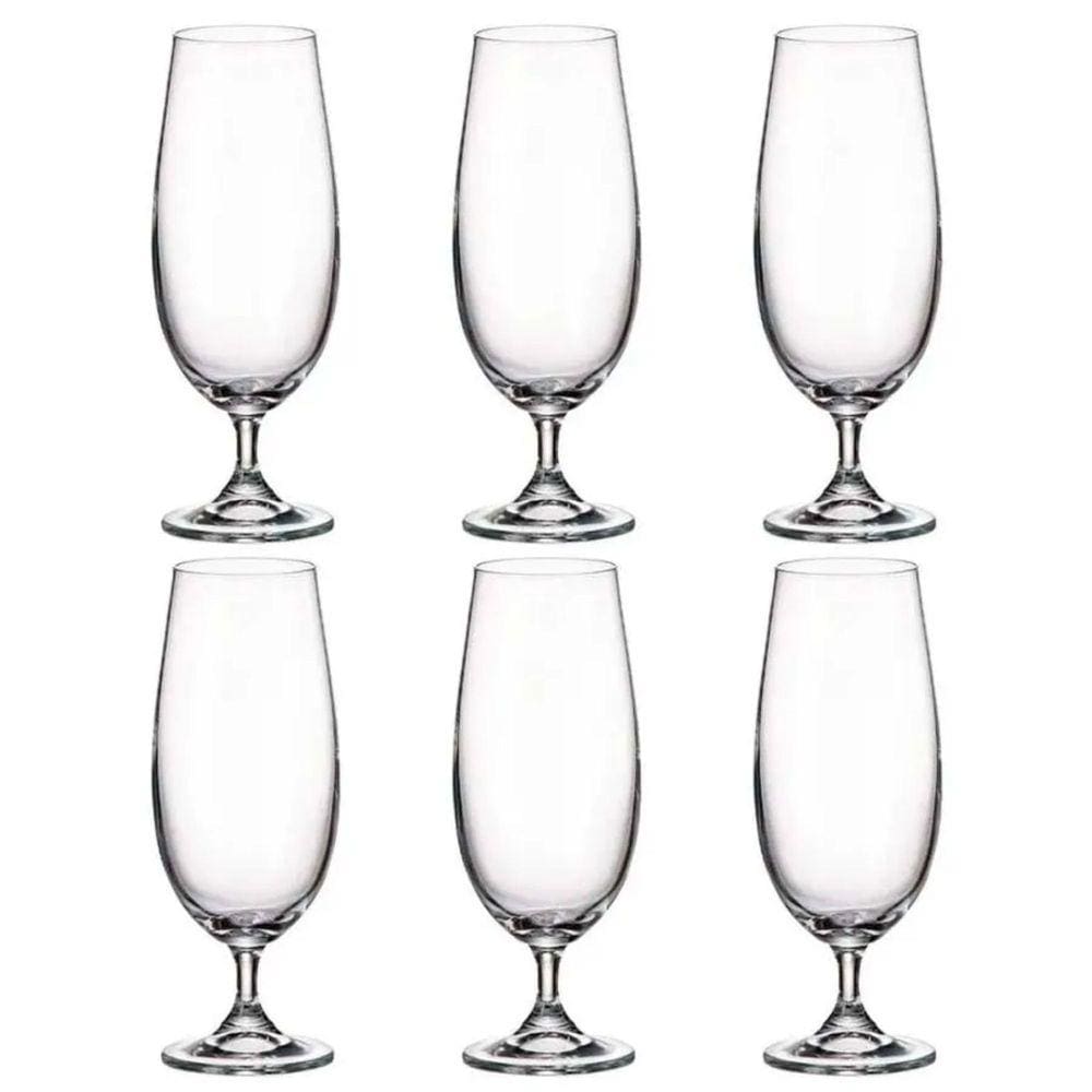 Jogo de 6 Taças para Cerveja em Cristal Cristalino Gastro 380ml - Bohemia