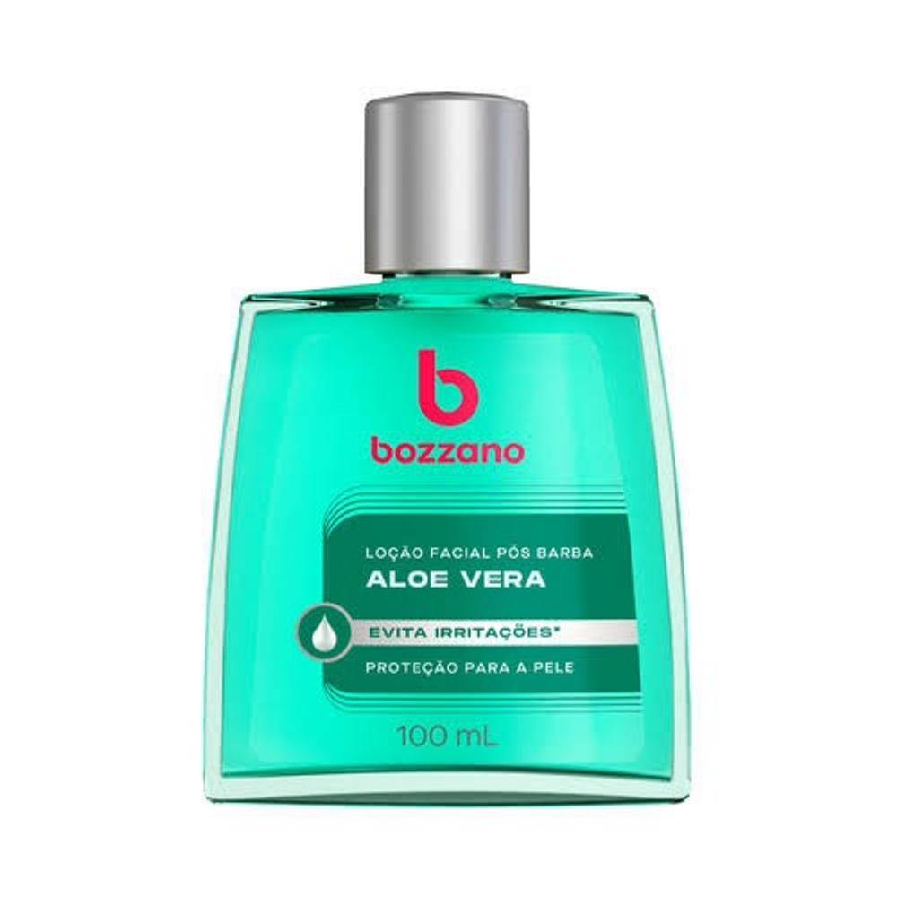Loção Facial Pós Barba Aloe Vera Bozzano 100Ml