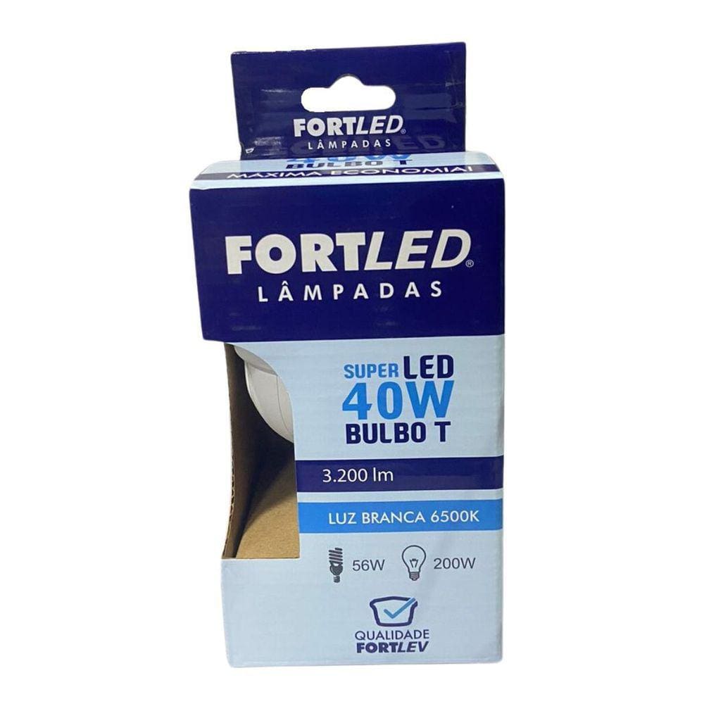 Lampada Led Bulbo E27 40W Fortled 13