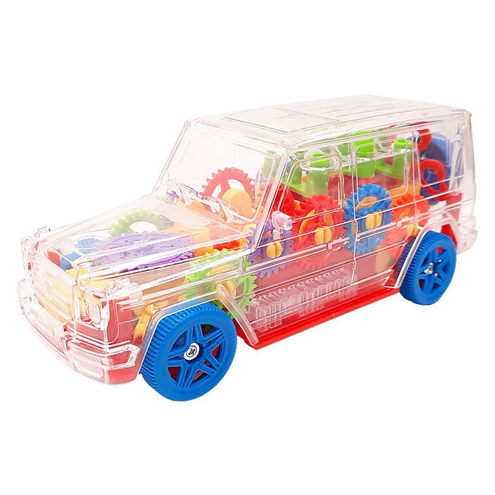 Carrinho de Brinquedo Off-Road Transparente Luz e Som C-1A - Dorémi