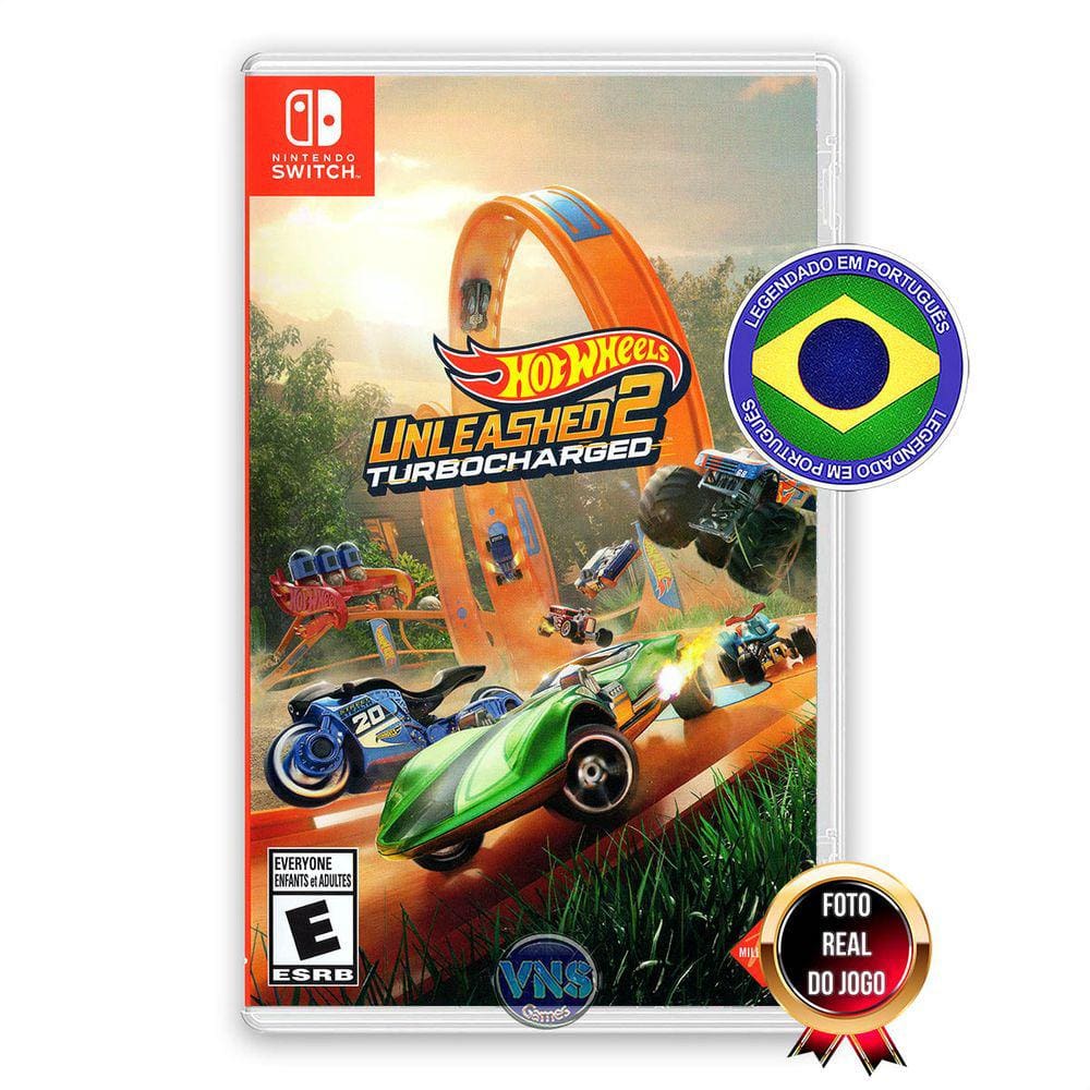 Hot Wheels Unleashed 2 Turbocharged - Switch - Mídia Física