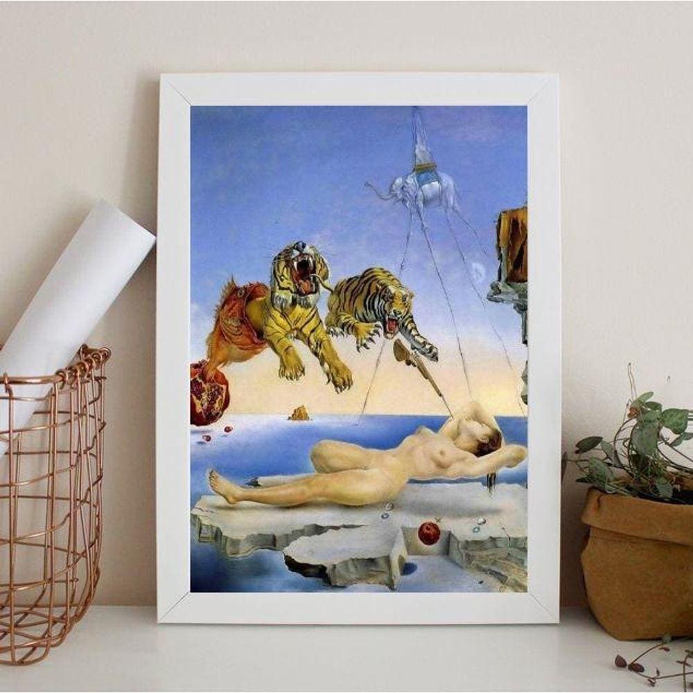 Quadro Salvador Dalí - Tigres 45X34Cm