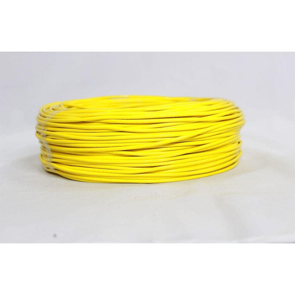 Fio Cabo Flexível 1,5 Mm 30 Metros Amarelo