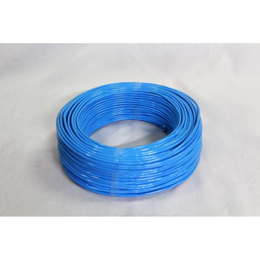 Fio Cabo Flexível 6 Mm 50 Metros Azul