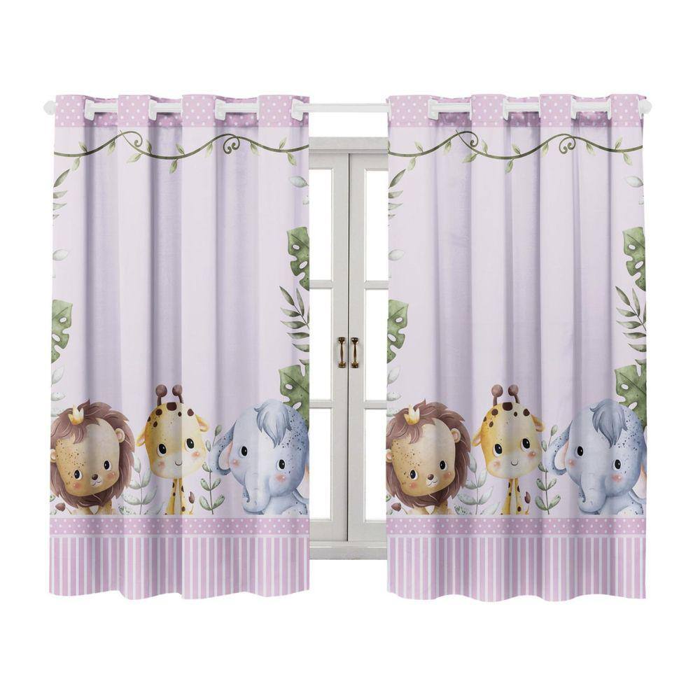 Cortina Infantil 2,00 X 1,50 Estampada Decorativa
