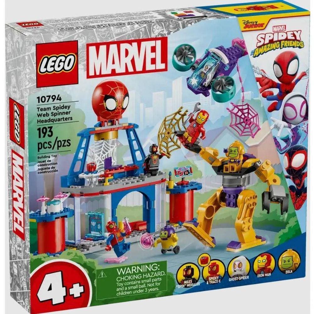 Sede Do Spidey Team Spidey Web Spinner - Lego 10794