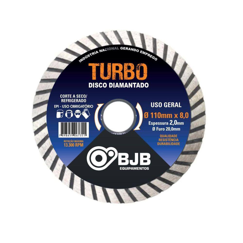 Turbo Disco De Corte Diamantado Para Serra Marmore De 20Mm