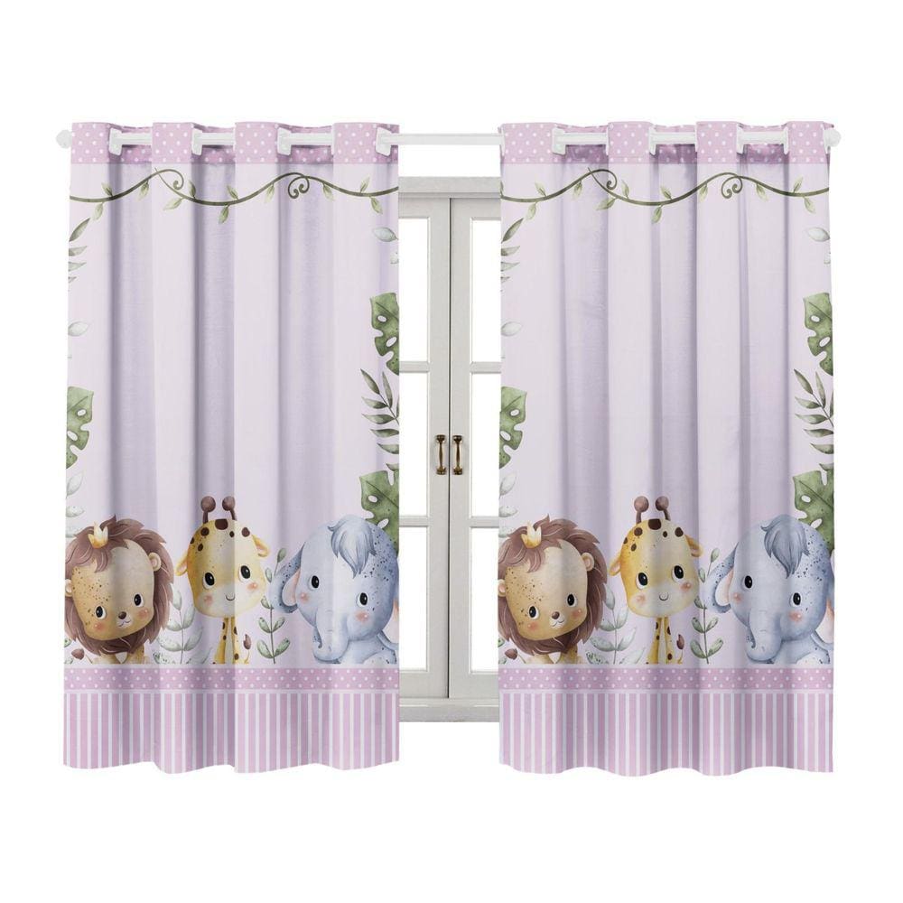 Cortina Infantil 2,00 X 1,50 Estampada Decorativa