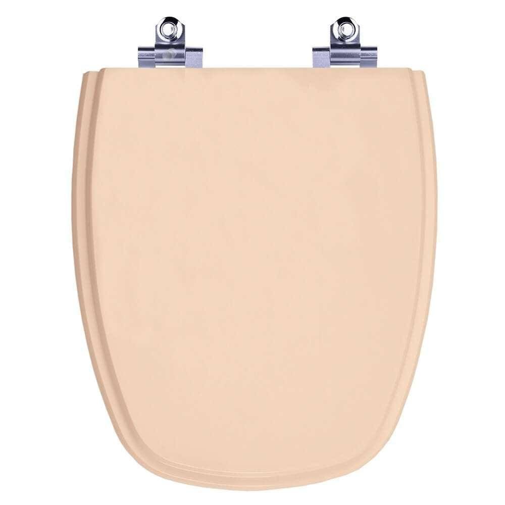 Assento Sanitário Fechamento Lento Monte Carlo Rosa Floral para Vaso Deca