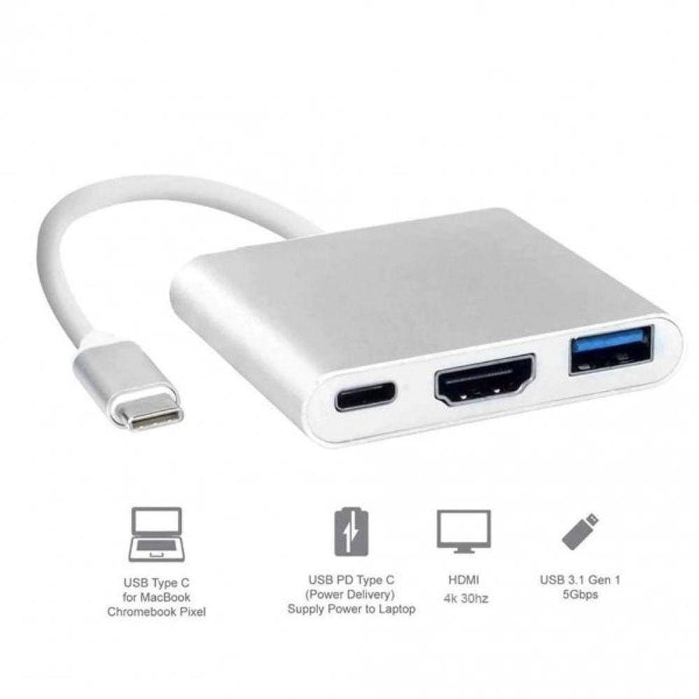 Adaptador Usb Type-c Para Hdmi Ref:hc-03