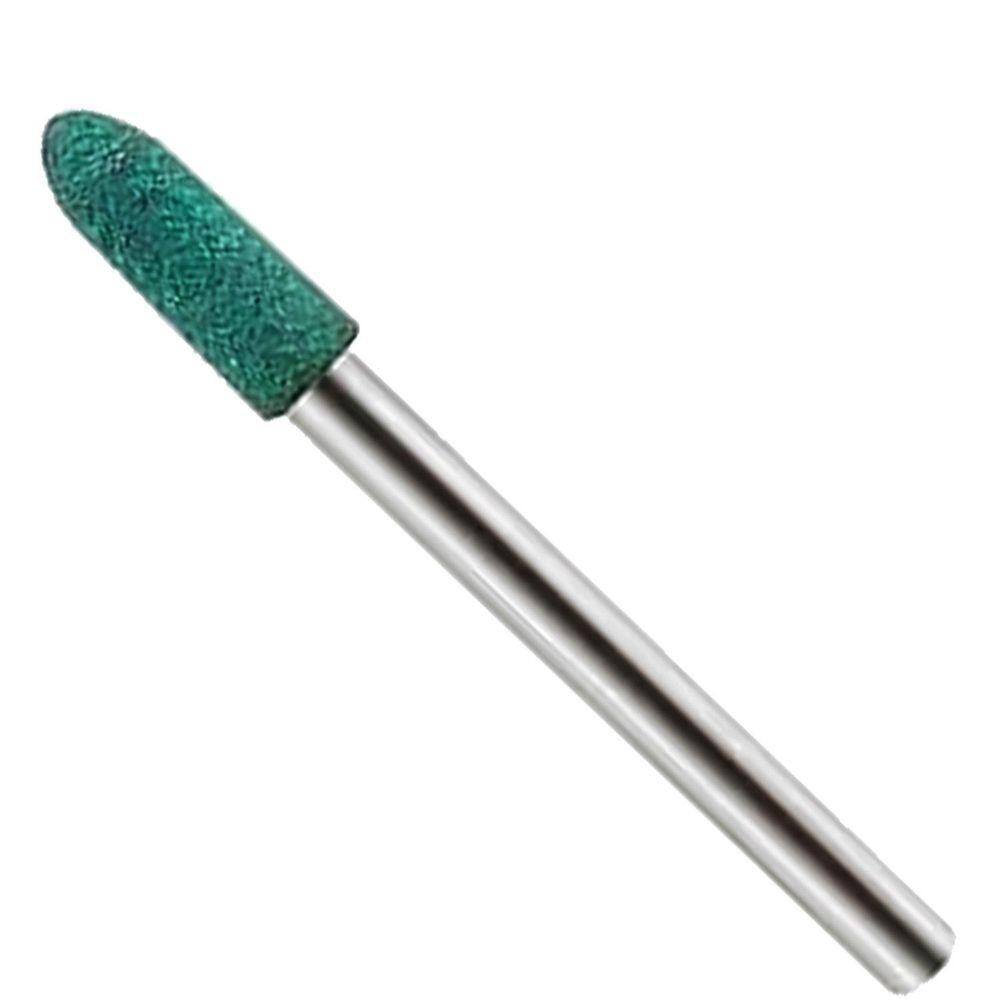 Ponta Montada 4Mm Borracha Cônica Haste 3Mm Micro Retifica