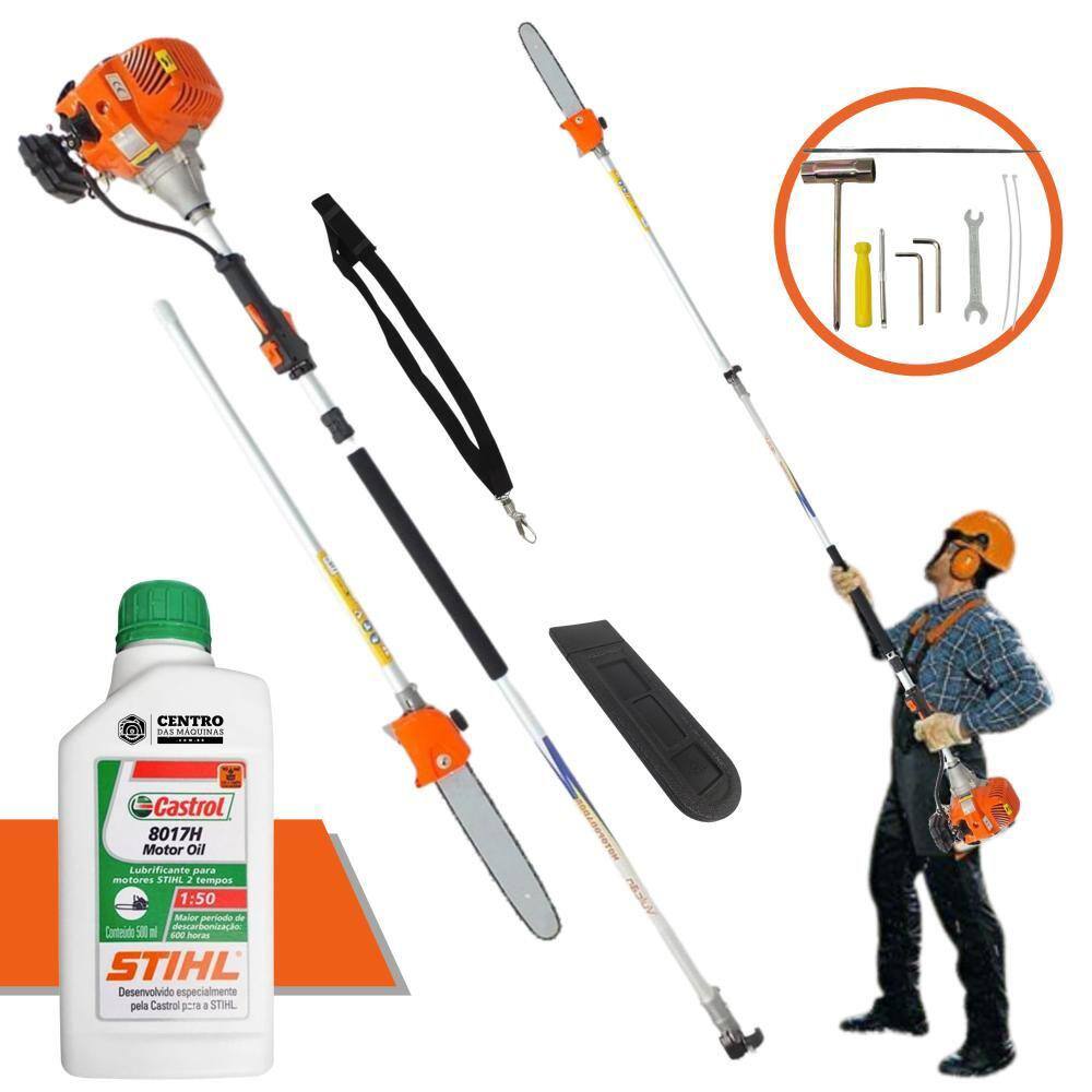 Motopodador Com ÓLEO STIHL VP3300L Vulcan 33cc 1,3HP 10.000RPM C/ Extensor Ideal Para Podas em Altura