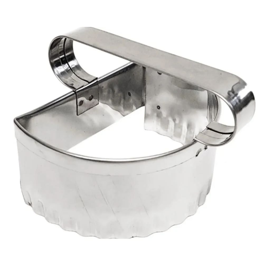 Cortador De Pastel E Massas Crespo Em Aço Inox 10cm
