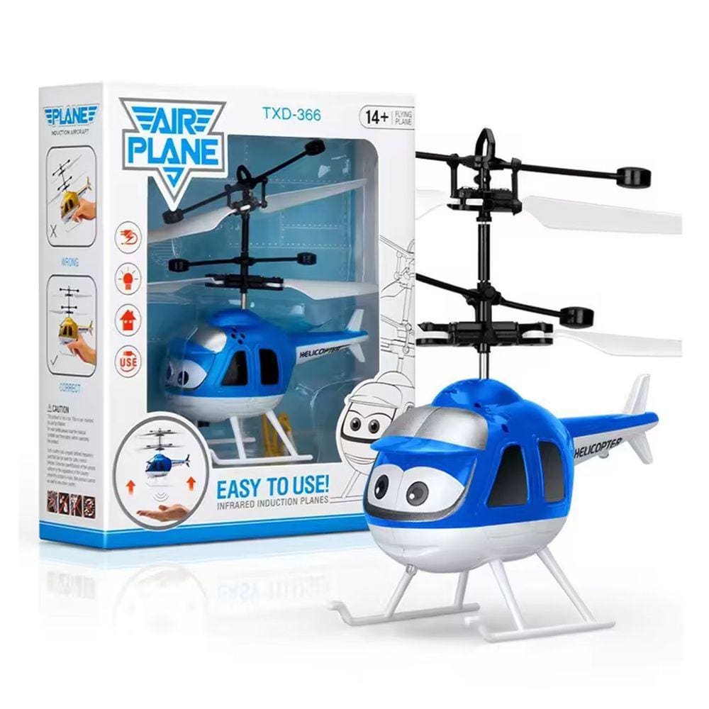 Helicóptero Infantil C/ Sensor Luz Mini Drone C/ Controle