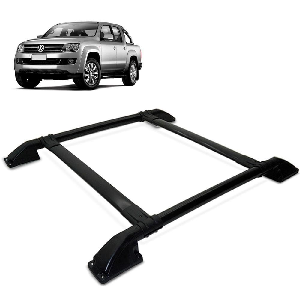 Rack De Teto Bagageiro Amarok 2010 a 2023 Tubolar Preto