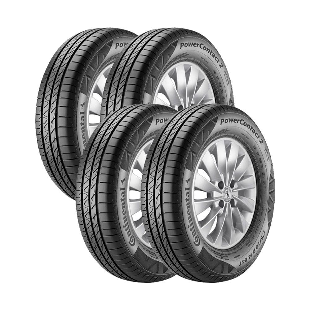 Jogo 4 Pneus Continental Aro 14 PowerContact 2 185/65R14 86T