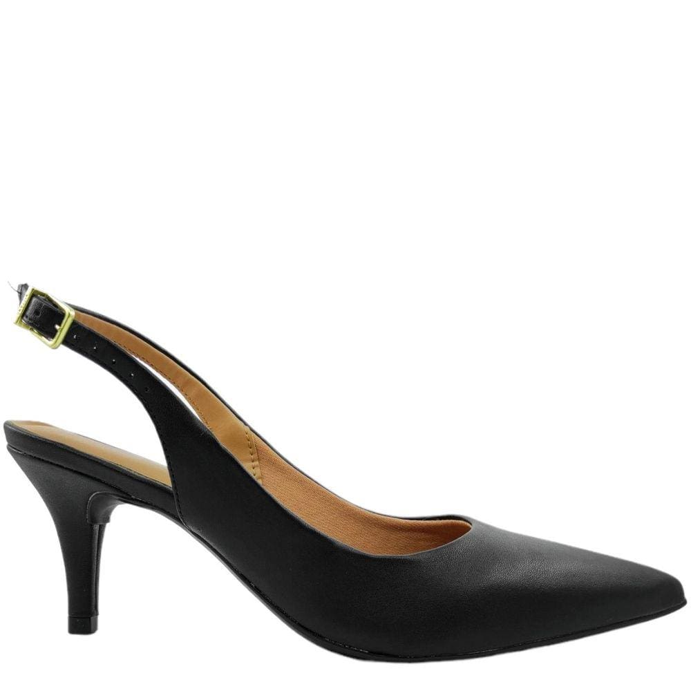 Sapato Scarpin Feminino Casual Dia a Dia Bico Fino Salto Médio Vizzano 1185.700
